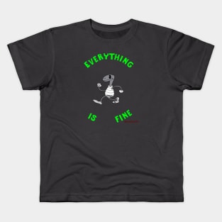 ERASERHEAD Everything is Fine Kids T-Shirt